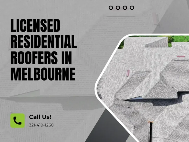 Roof of Melbourne home under repair and maintenance for residential roofing