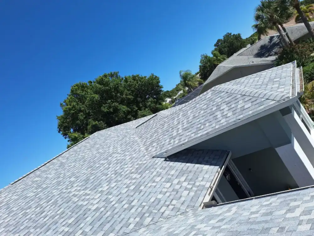 Coastal Florida home roof affected by humidity and roof repair in Melbourne Beach
