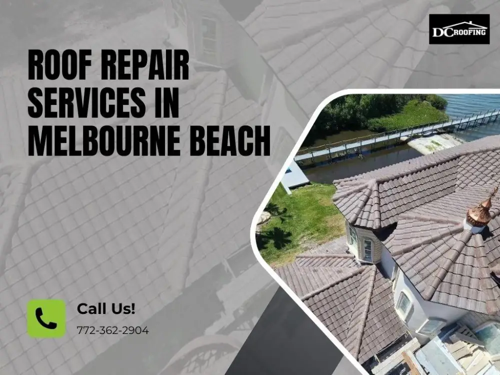 Melbourne Beach roof repair showcasing tiled roof near waterway