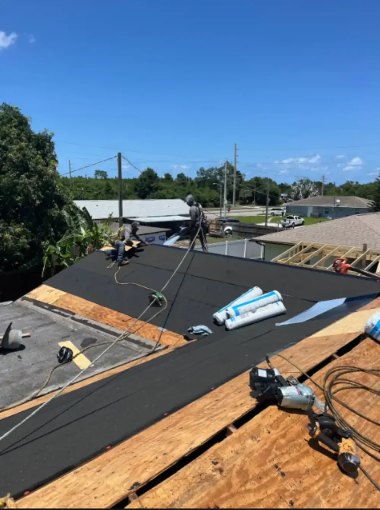Rain management focused roof installation services in Melbourne Beach