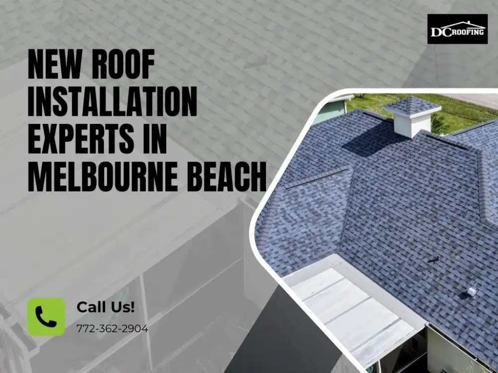 Residential roof built for hurricanes in Melbourne Beach installation