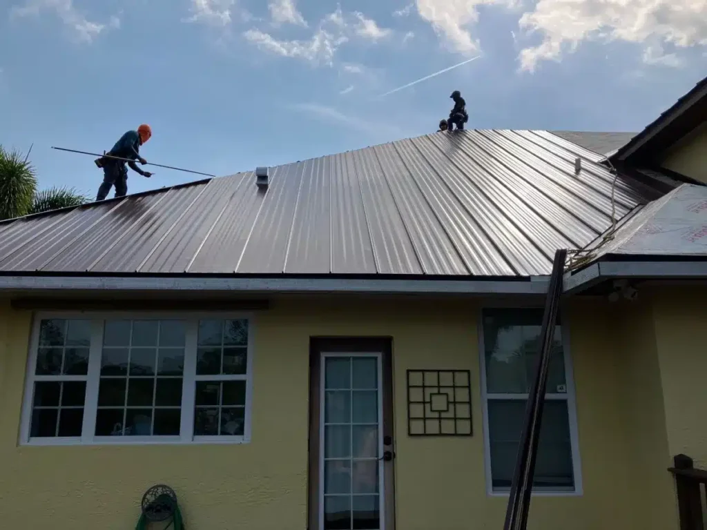 Metal Roof Installation Project 
